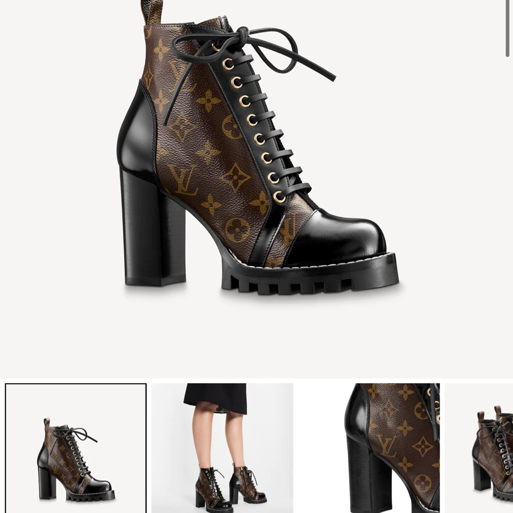 LOUIS VUITTON STAR TRAIL ANKLE BOOT SZ 39